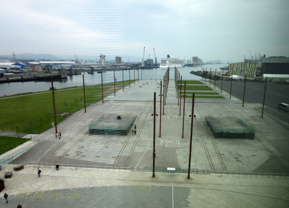 Belfast, slipways where Titanic and Olympic were built.