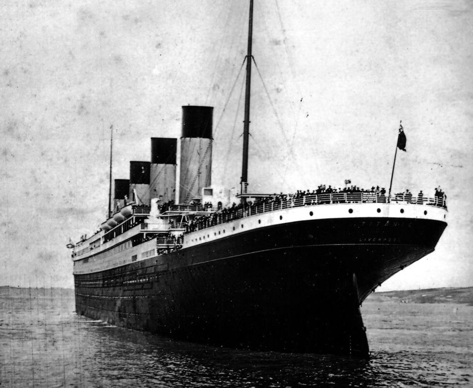 RMS Titanic in Queenstown