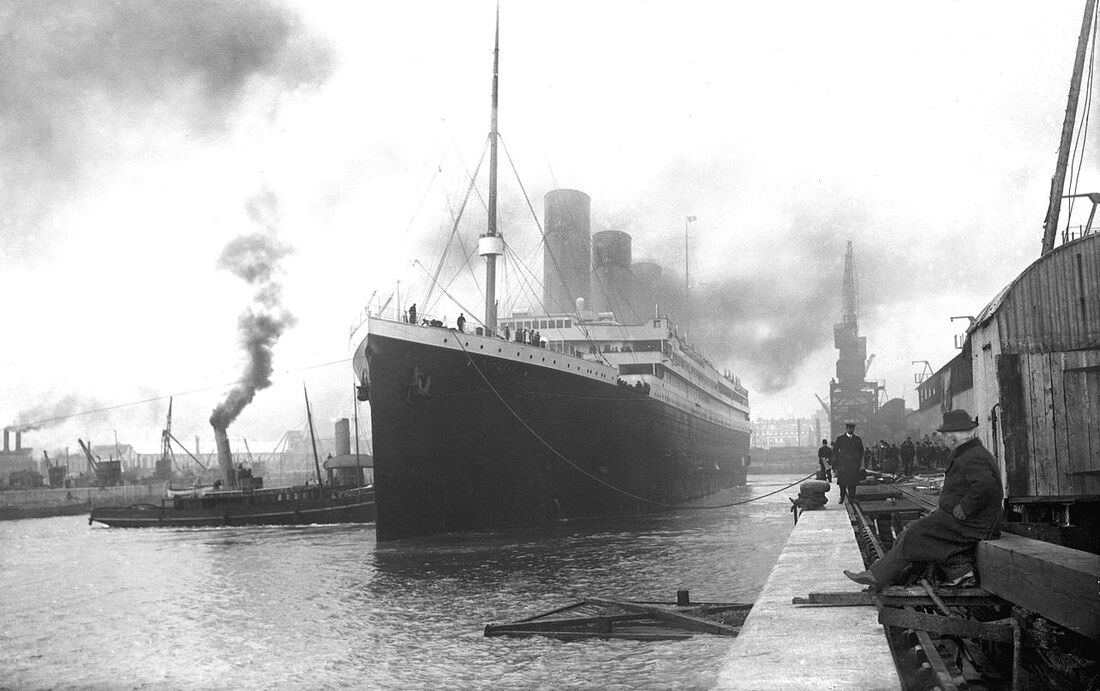 RMS Titanic ocean liner in Southampton